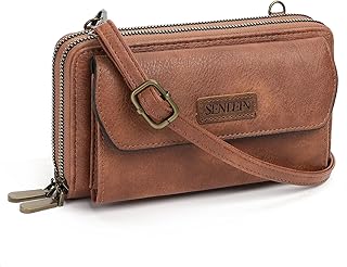 [SENDEFN] ショルダーバッグ レディース スマホショルダー 斜めがけ スマホポーチ カード入れ付き 大容量 人気 おしゃれ スマホポシェット