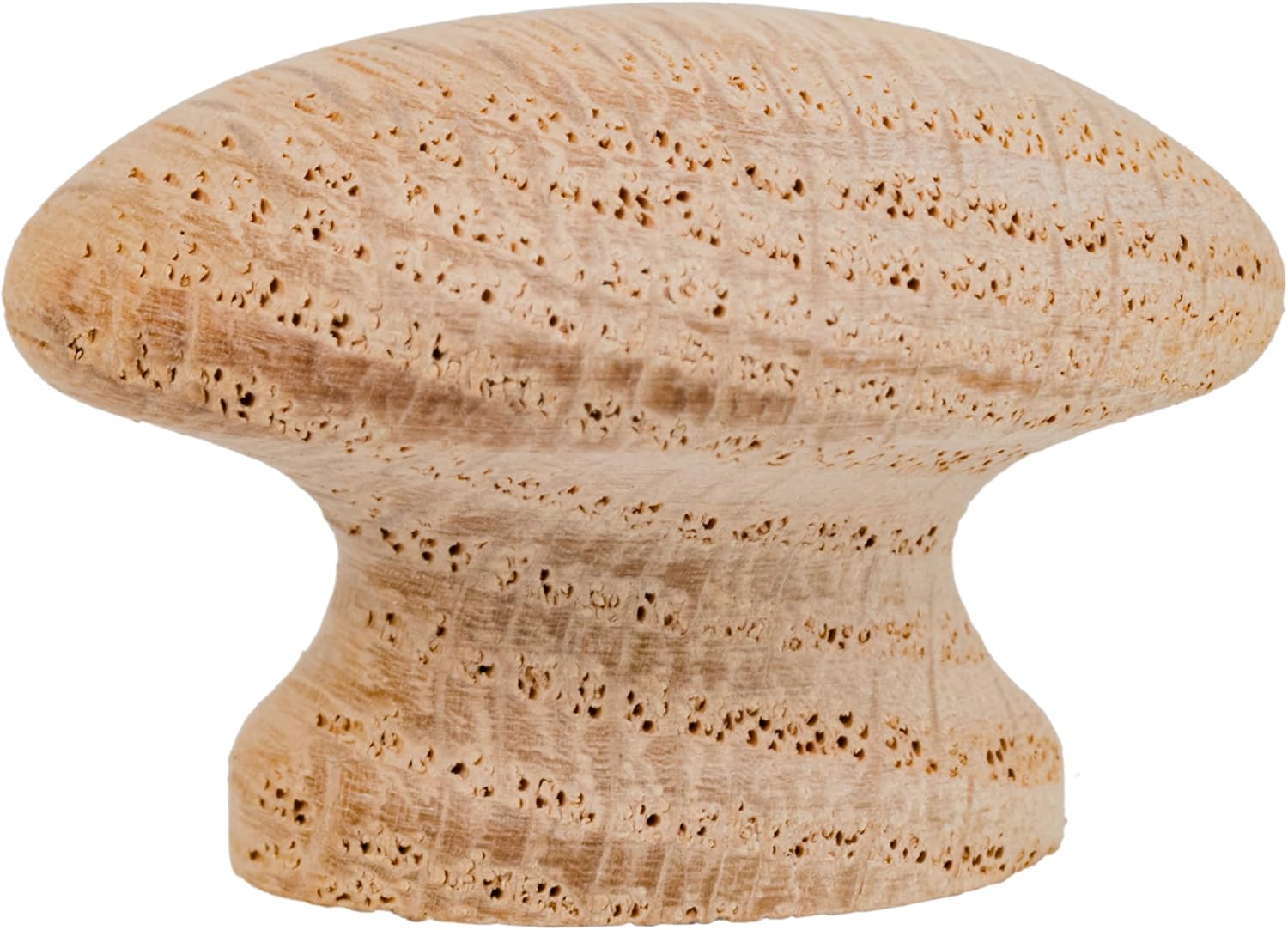 Solid Oak Drawer Knob | Diameter: 1 1/4" | Wooden Handle for Antique Cabinet Door, Dresser Drawer, Desk | Furniture Reproduction Hardware | DK5-O