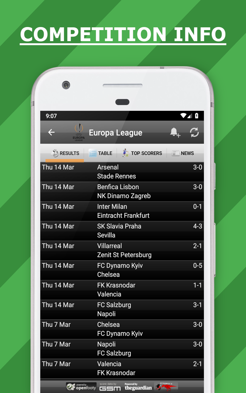 Score Line SCORE-LINE - Live Score - App on the Amazon Appstore