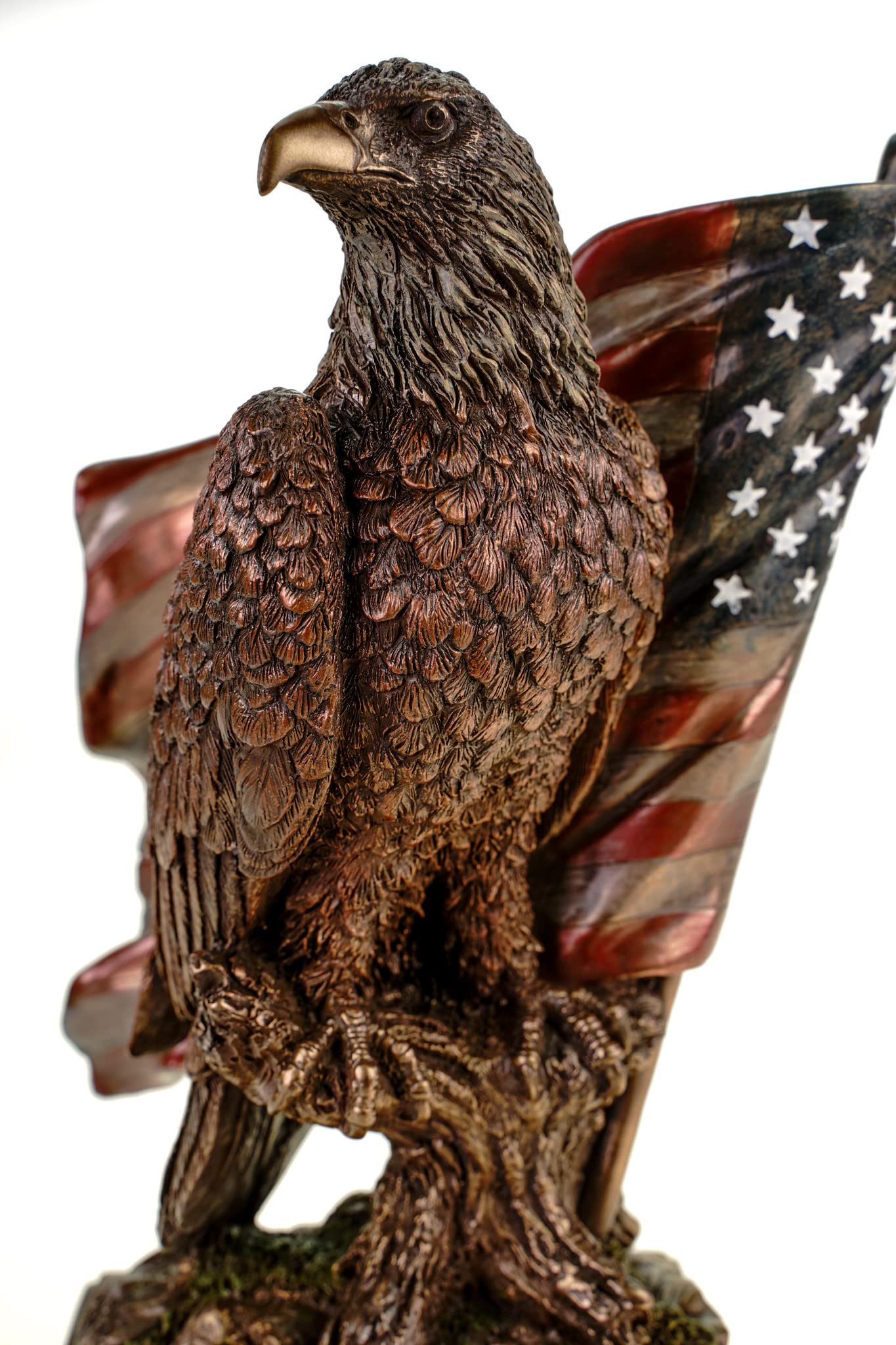 Veronese Bielik z flagą USA orzeł Statua Wolności Statua Wolności Figurka Rzeźba