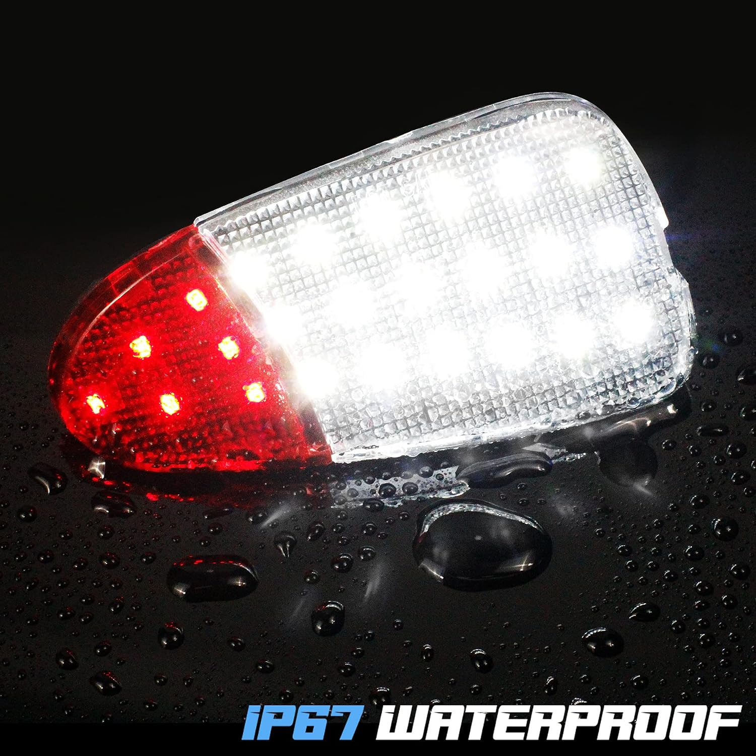 LED Interior Door Light Door Panel Courtesy Lights Compatible with Ford F150 1997-2003, 1997-1999 F250, 2 Pack