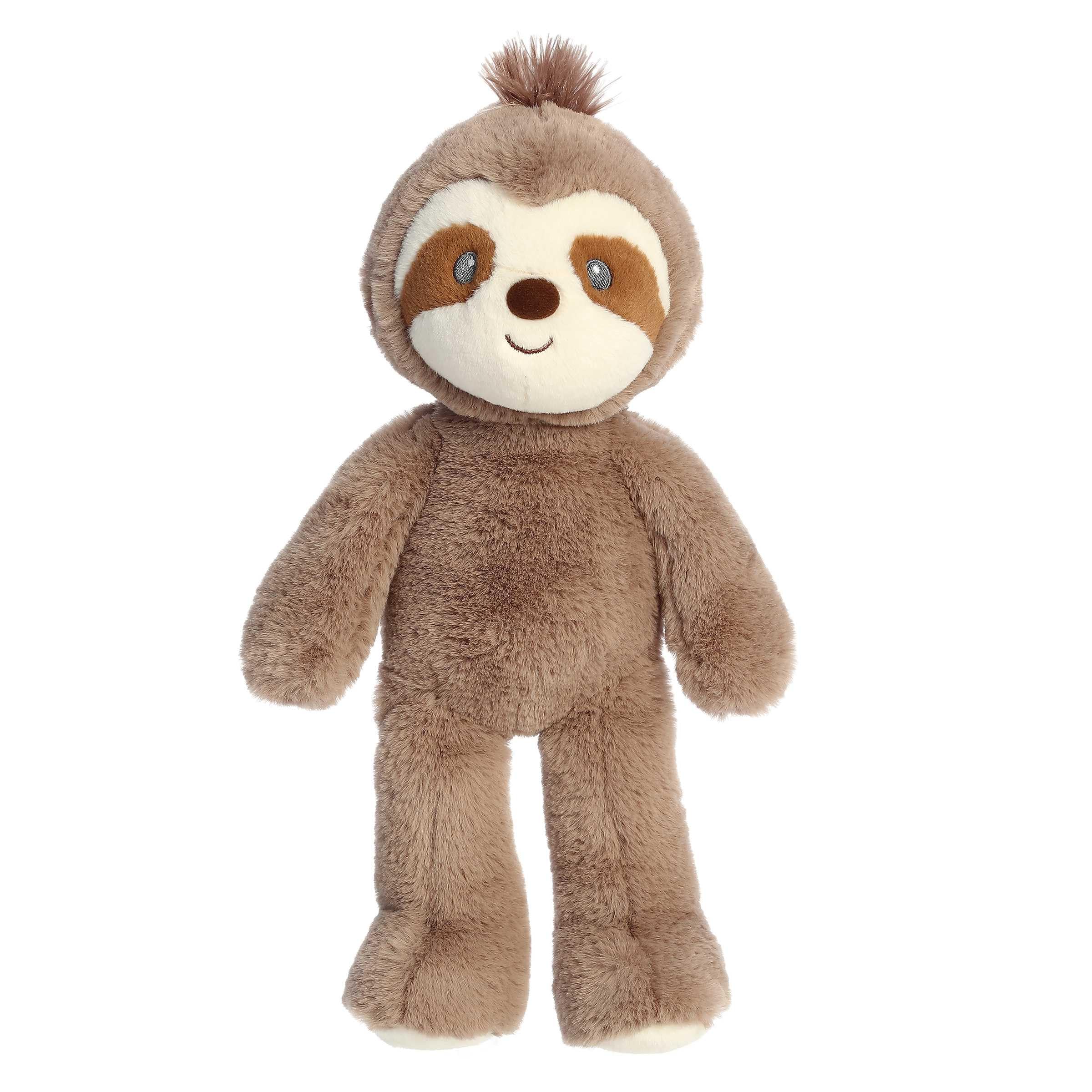 Aurora® Adorable Cuddlers™ Sonny Sloth™ - Animal de peluche para bebé, ayuda para dormir y seguridad, compañero reconfortante, marrón, 14 pulgadas