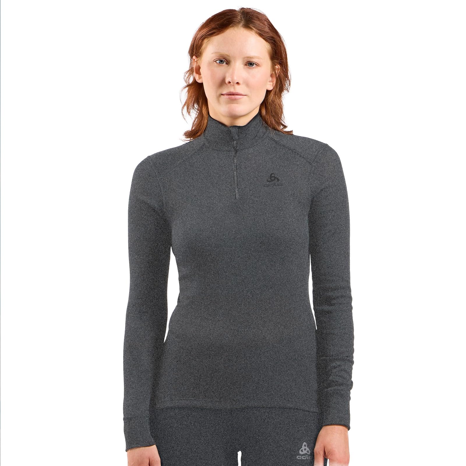 Odlo Damen Active Warm Half Zip Longsleeve Langarm Unterhemd Funktionsunterhemd