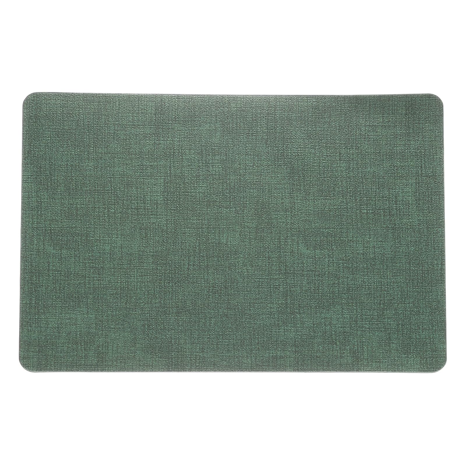 Sets de table vert foncé isolation thermique grands formats lavables