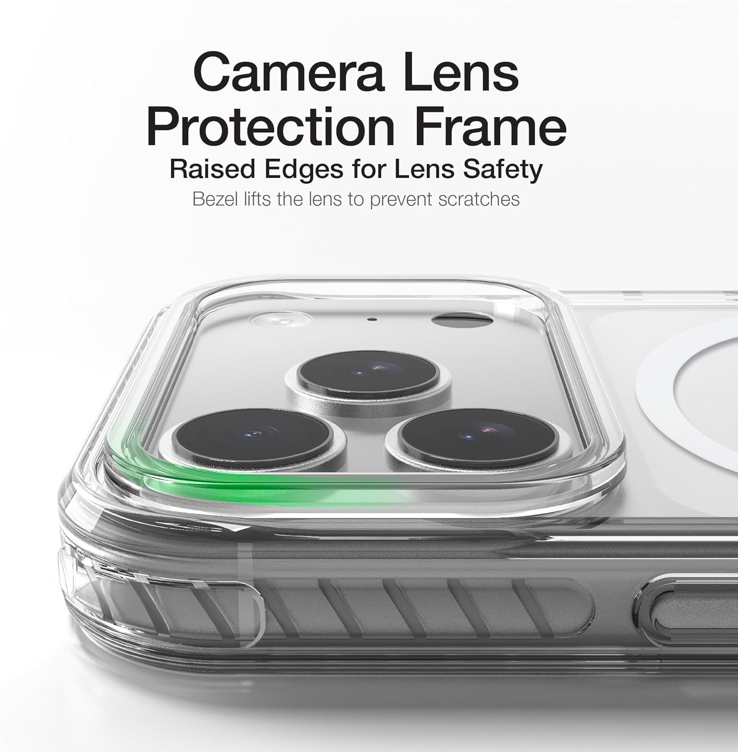 AMAZINGthing for iPhone 17 Pro [Titan Pro Case], Designed for MagSafe Accessories, 12FT Drop Proof, Magnetic Phone Cover, Military Grade Protection, Anti Yellowing, Transparent, Clear