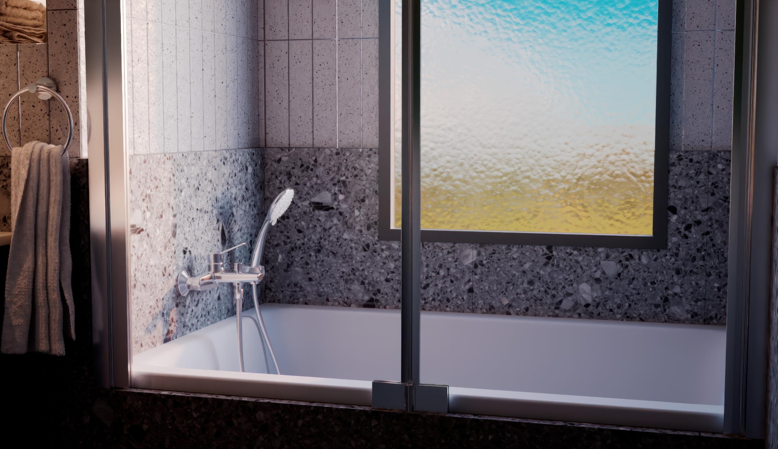 Jacob Delafon - Baignoire Bain-Douche CAPSULE, Vidage et Pieds - 120 x 80 cm - Gain de Place - Matériaux recyclés - Réparable - Surface Antibactérienne - Fabrication Française - Blanc - E6D223-00