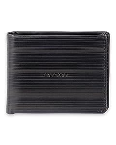 Calvin Klein Men's RFID Leather Minimalist Bifold Wallet