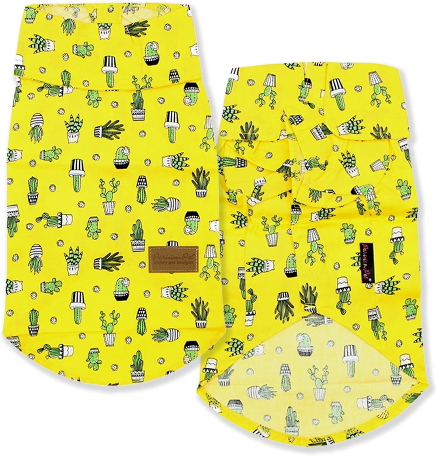 Parisian Pet Dog Shirt Cactus Cap Dog Beach Outfit 100