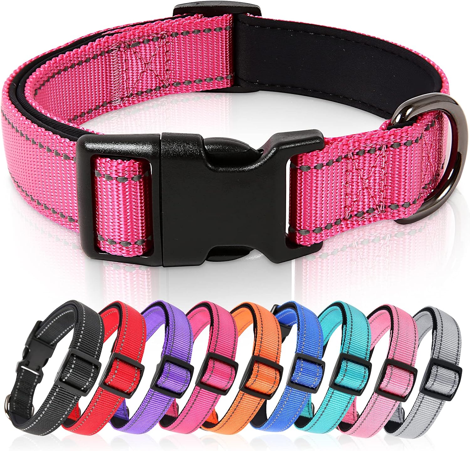 HEELE Dog Collar, Reflective Dog Collar