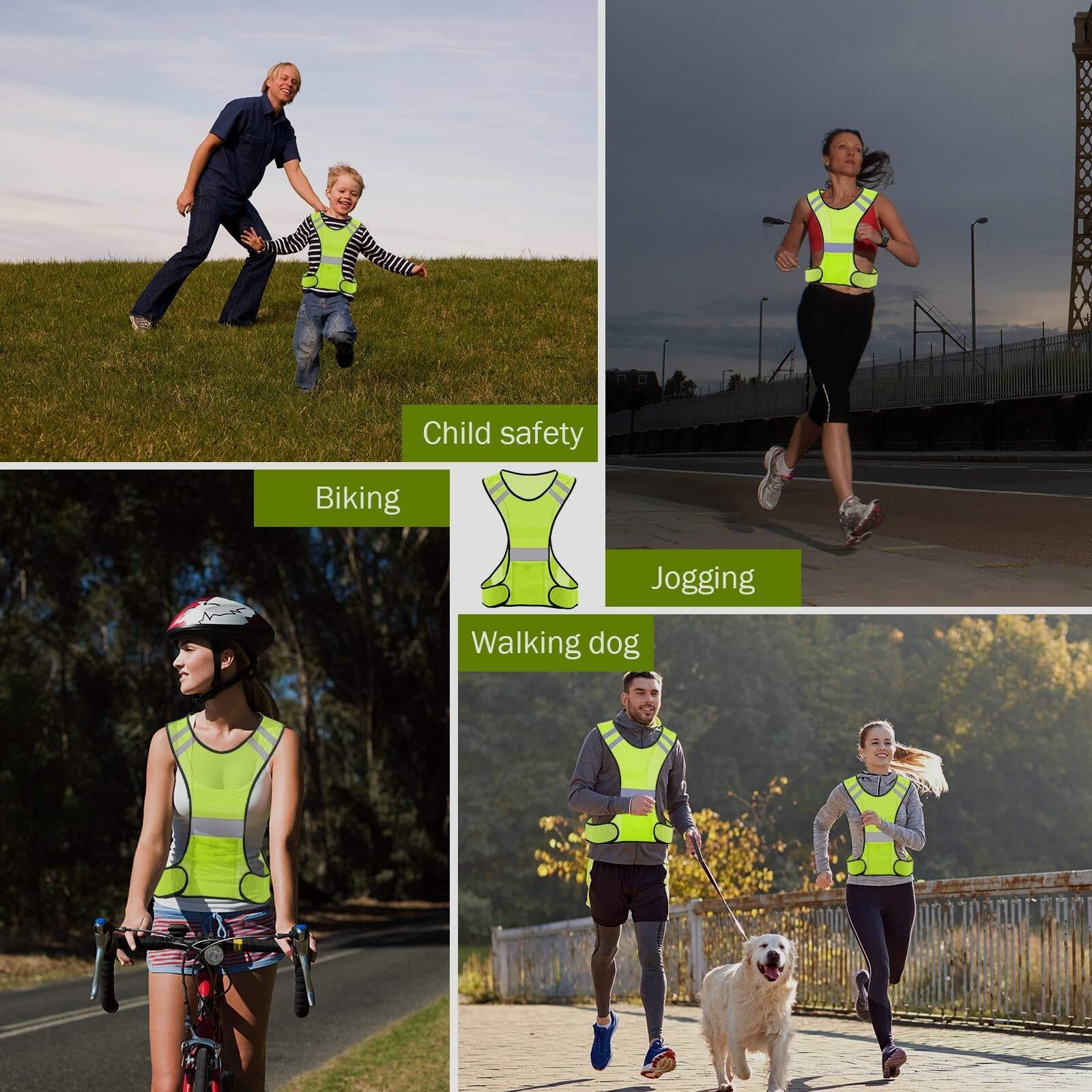 Chaleco De Seguridad Los Chalecos Reflectantes For Correr For Hombres Y Mujeres Son Adecuados For Viajes Nocturnos Reflectantes Chaleco De Trabajo