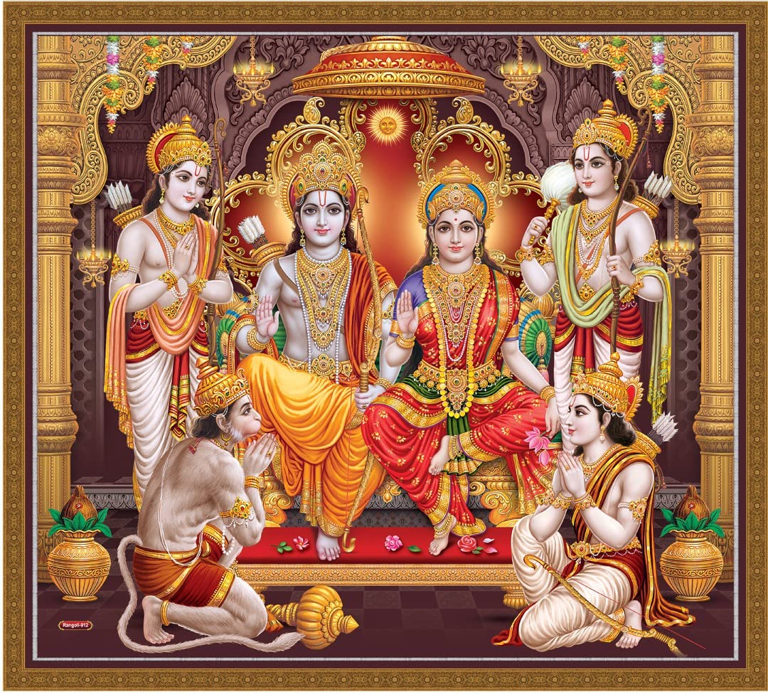 Rangoli Modern Medium God Wall Sticker