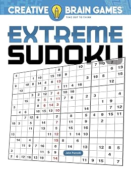 Creative Brain Games Extreme Sudoku Dover Math Games & Puzzles