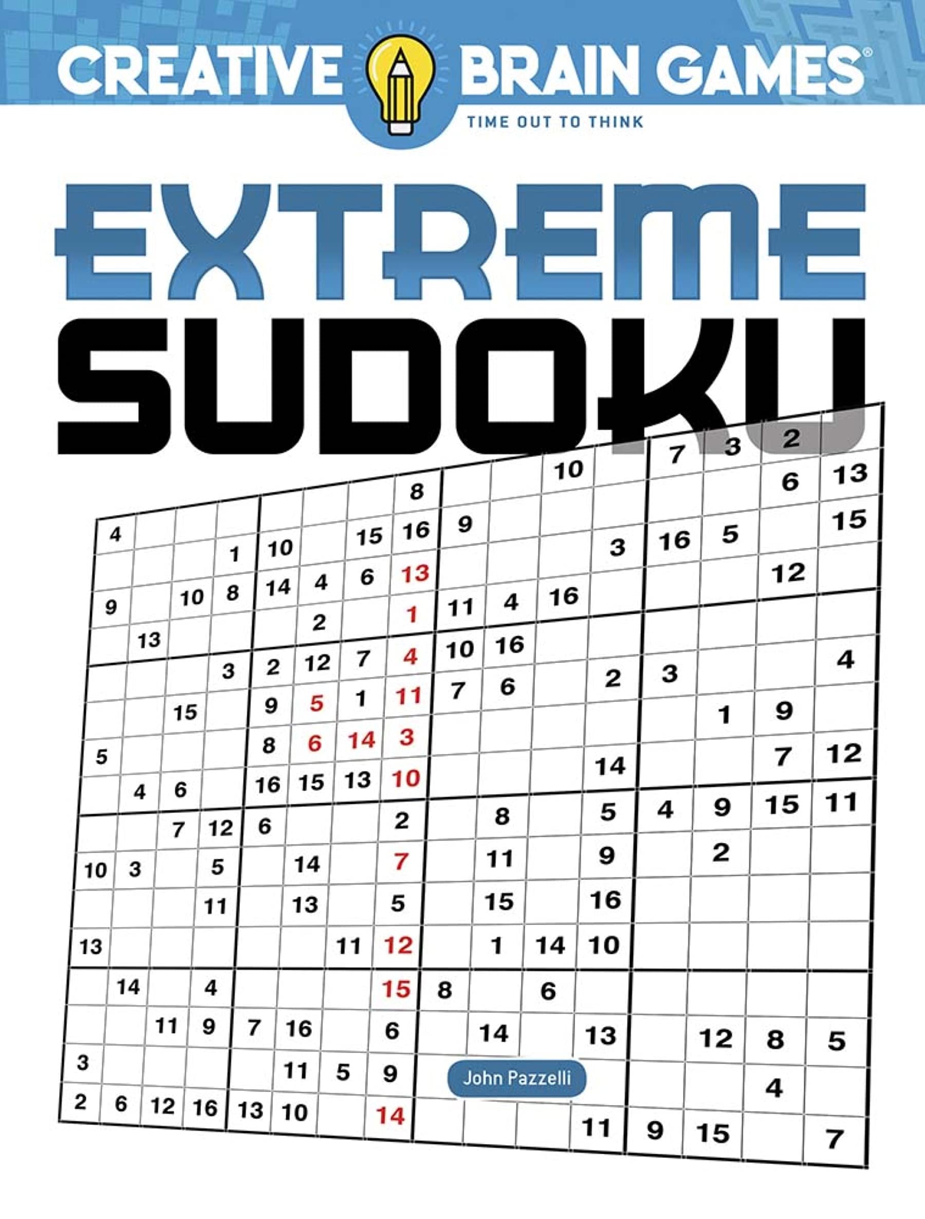 Creative Brain Games Extreme Sudoku (Dover Puzzle Books: Math Puzzles)