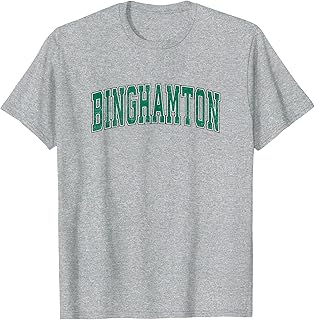 Binghamton New York NY Vintage Athletic Sports Design T-Shirt