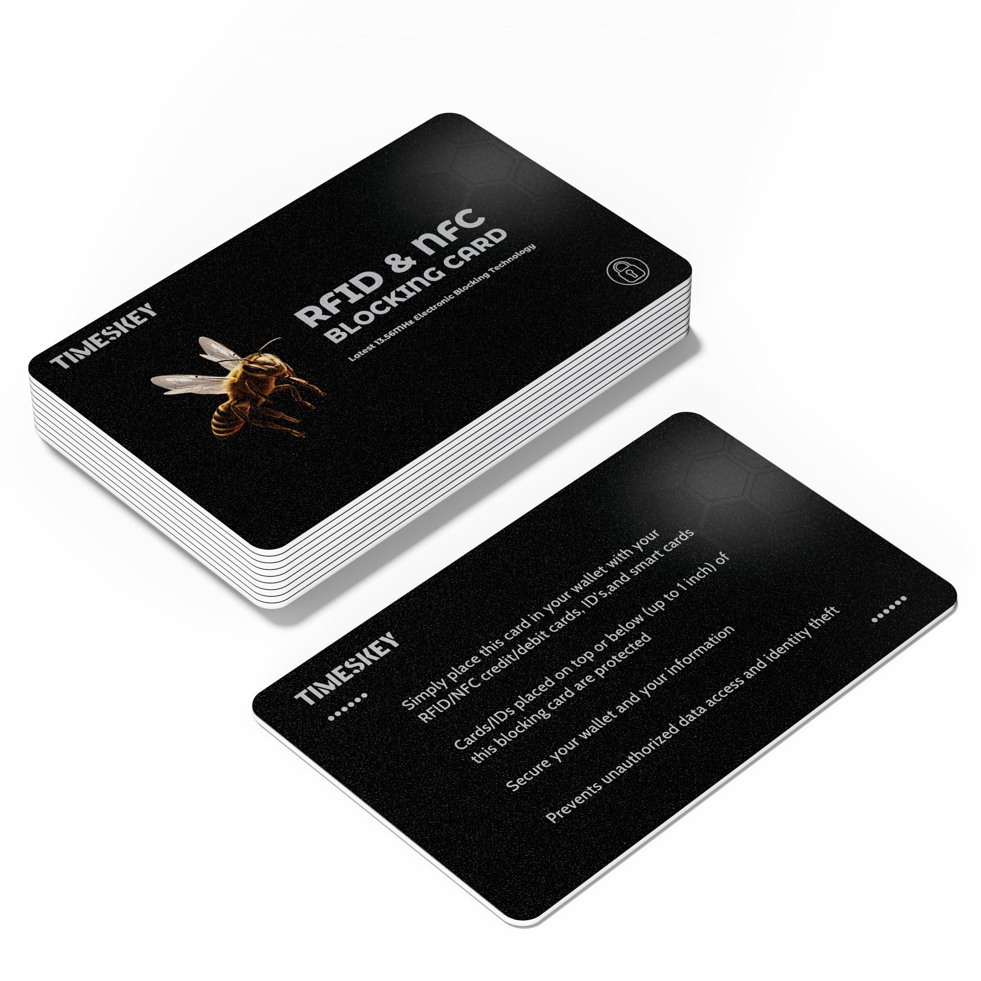 RFID Shield MINDRFID RFID Blocking Card - Contactless Credit Card Protector  For Wallet Security Card Security Protector