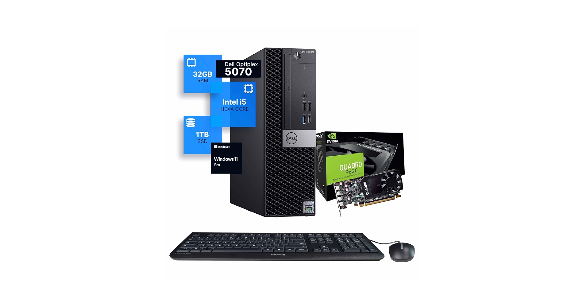 Amazon.com: Dell Workstation 5070 PC Computer, Intel i5-9500