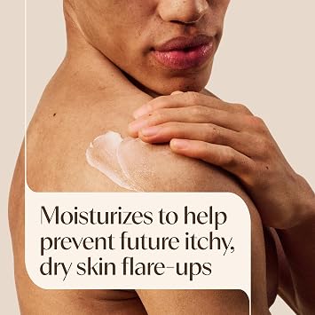 Aveeno Eczema Therapy Daily Moisturizing Body Cream for Sensitive Skin, Soothing Eczema Cream for Dry & Itchy Skin Relief, Colloidal Oatmeal & Ceramide, Steroid- & Fragrance-Free, 12 Oz