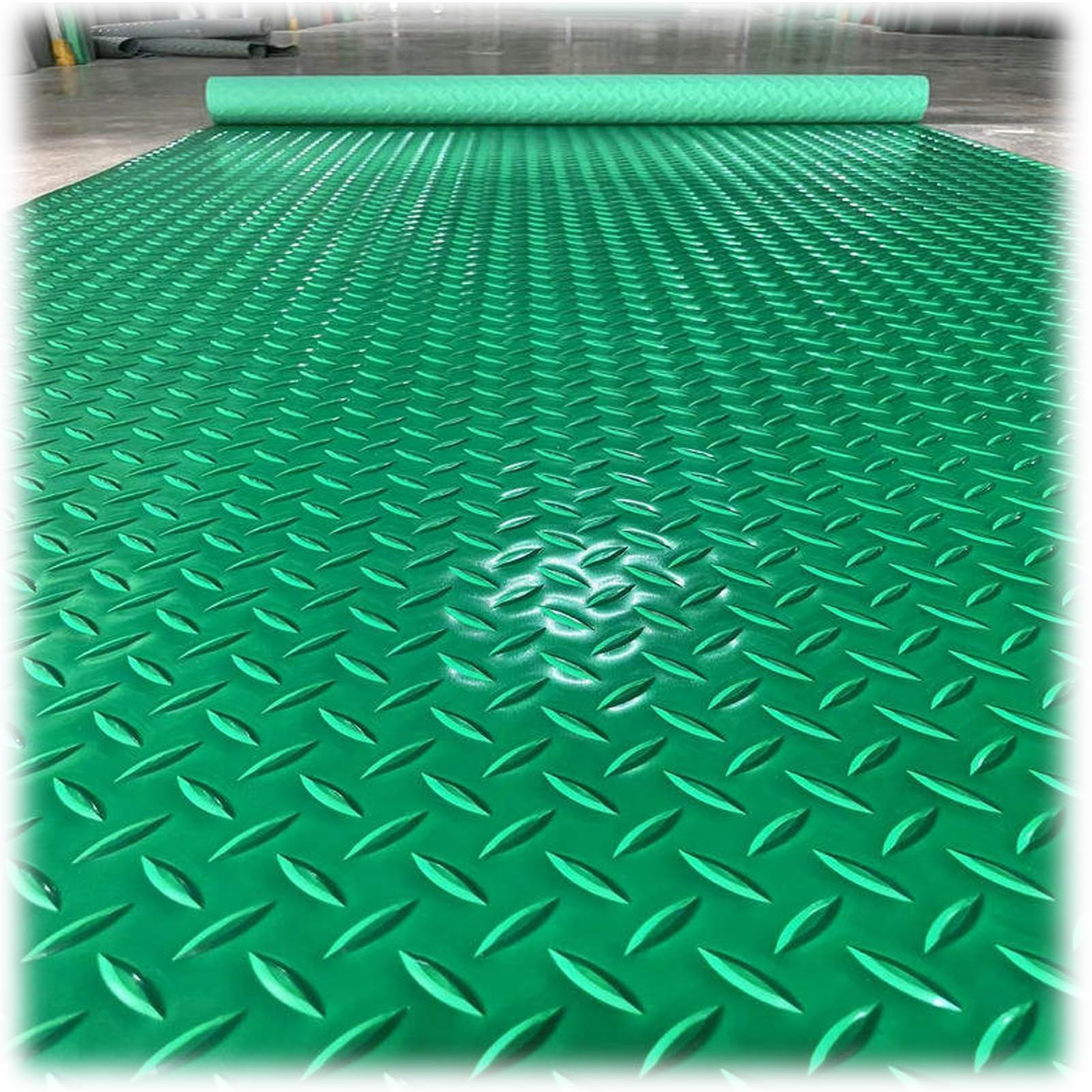 Tapis de sol en caoutchouc antidérapant PVC robuste pour sécuriser les ateliers