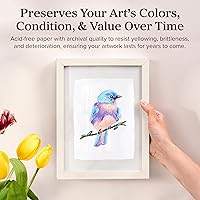 Vista 3 de Wanderings Papel en blanco hecho a mano con borde Deckle Edge 4 x 6 Paquete de 50 AcuarelaPapel mixto Invitaciones para guardar la fecha