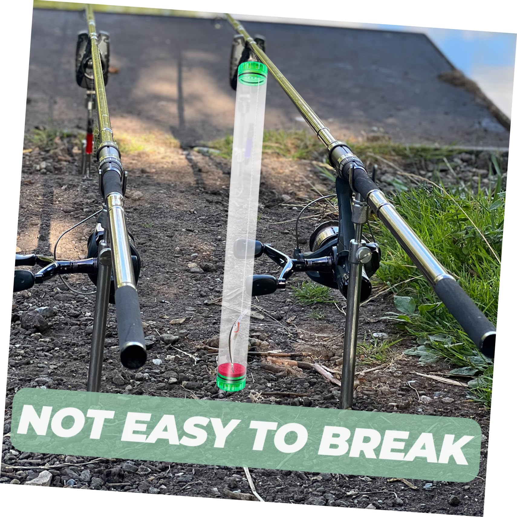 GAROZATION 2Pcs Fishing Float Tubes Lightweight Fishing Dobber Holder for for Lake Stream and Sea Enthusiasts Selection Random Color