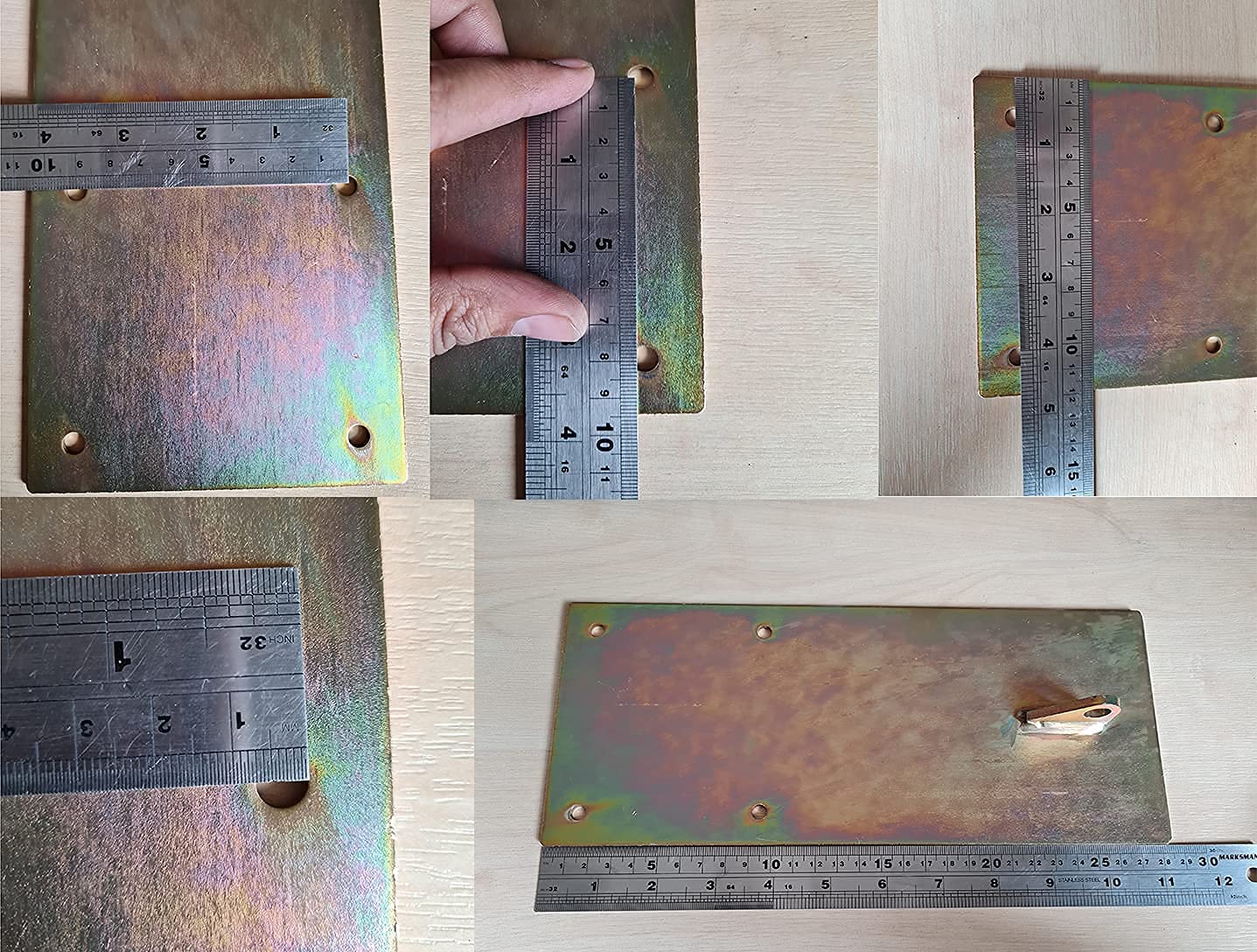 B&Z | Cerradura de seguridad resistente irrompible hacia arriba y sobre el garaje Soporte de garaje Candado Cerradura de cobertizo con placa de metal de piso grueso, pernos y fijaciones - Blanco