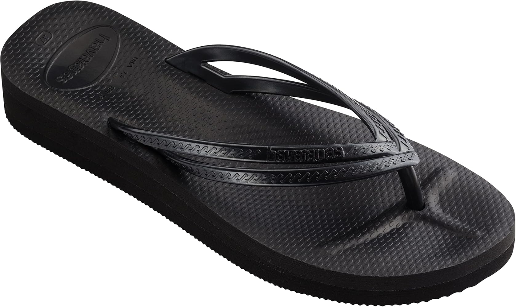 Black wedge havaianas Clearance