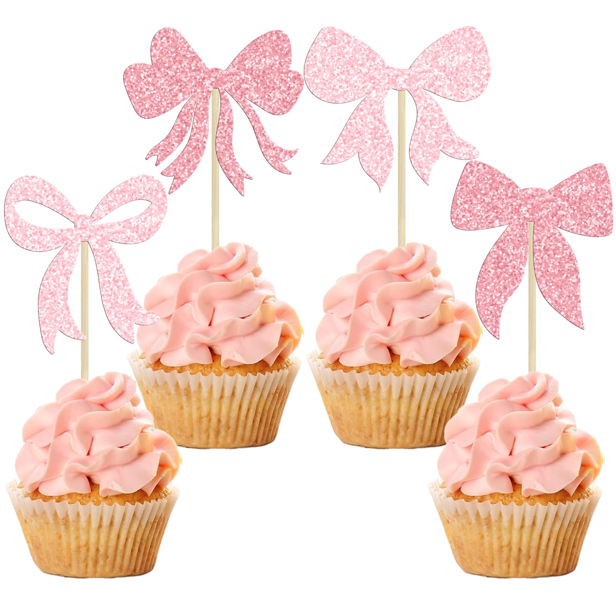 BOYATONG Taartdecoratie voor verjaardag, roségoud, 17 stuks, glitter taarttoppers, acryl burg, Happy Birthday, taartdecoratie voor meisjes en vrouwen, verjaardagsfeest
