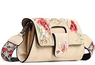 EXOTIC Premium Beige Sling Bag Premium Floral Emboridery shoulder sling bag Price In India