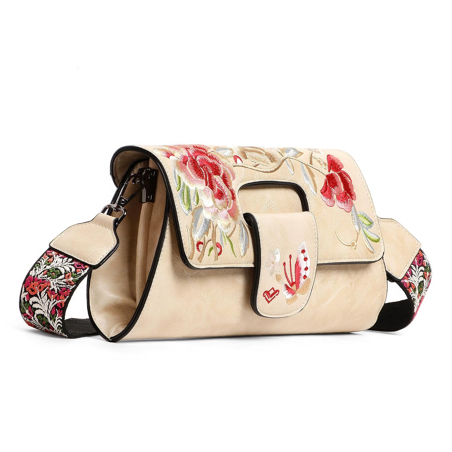 EXOTIC Premium Beige Sling Bag Premium Floral Emboridery shoulder sling bag - Review, Price and Buying Guide