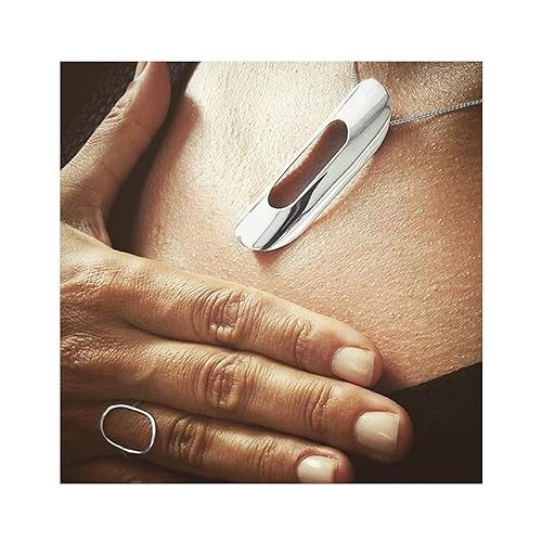 Miniatura 4 de Open Oblong Oval Circle Shape Sterling Silver 925 Ring, Smooth Polished Finish, Thin Wire Strand Band, Handmade. Great Gift Set (8.5)