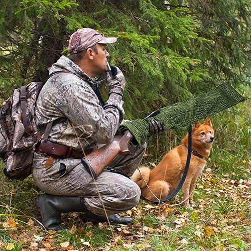 Miniatura 7 de KOVKCOVB Calcetines de pistola de punto tratados con silicona para rifles y escopetas, funda táctica para pistola de pistola para almacenamiento al