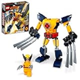 LEGO Marvel Wolverine Mech Armor 76202 Building Kit; Collectible Mech and Minifigure for Wolverine Fans Aged 7+ (141 Pieces)