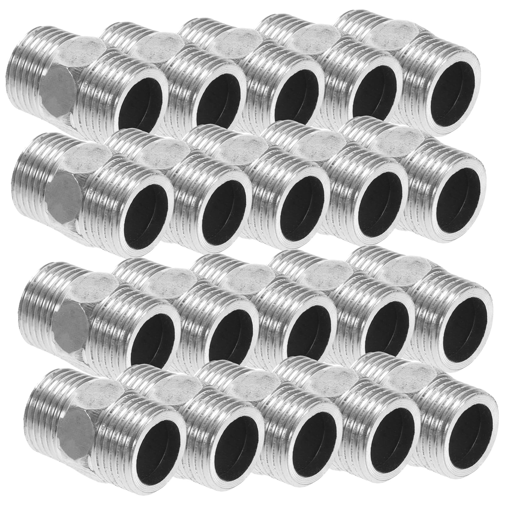 Veemoon 4 Set Connettore Flessibile Acciaio Inox Raccordi Per Tubi Resistente E Impianti Idraulici 10 Pezzi*4