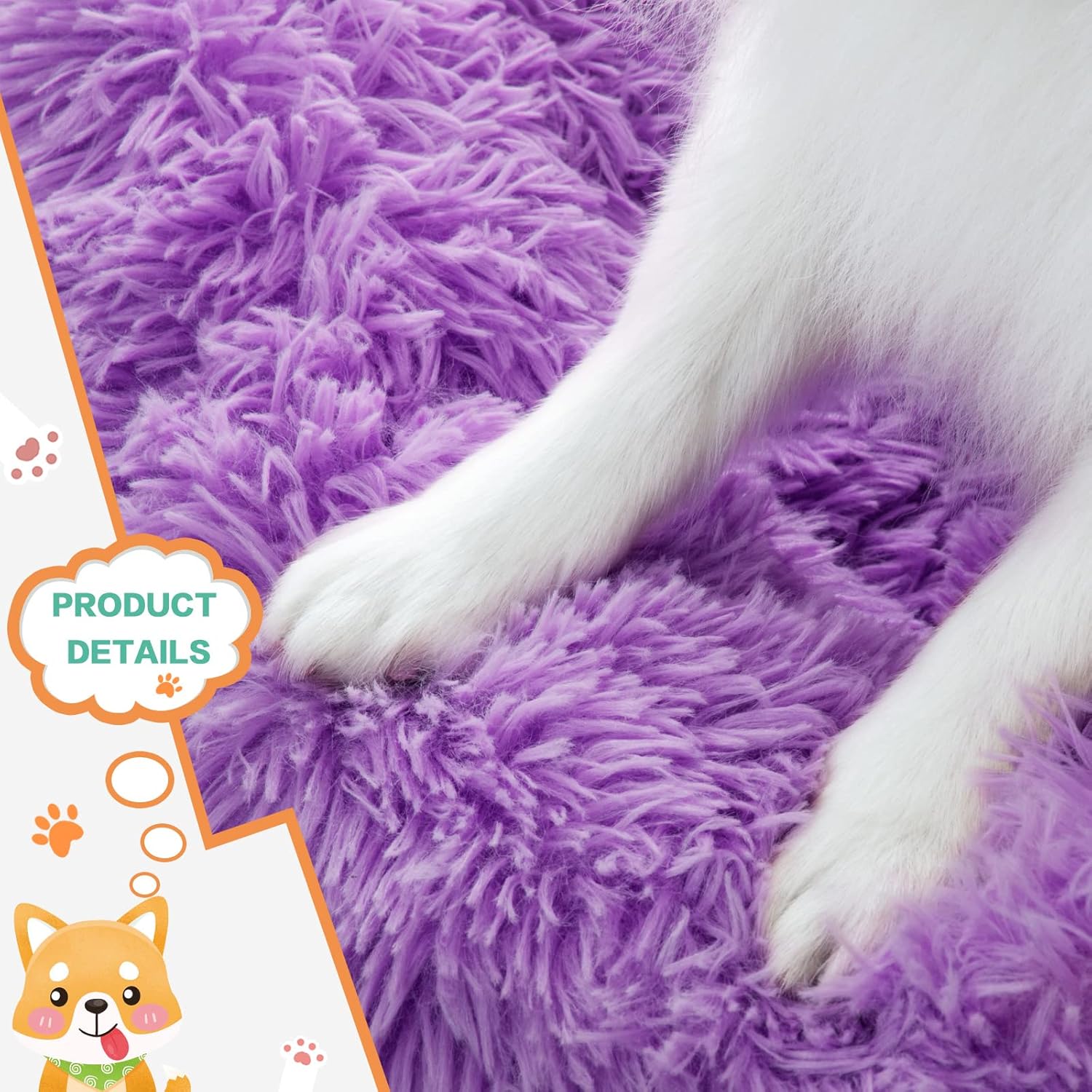review NOYAL Calming Dog Bed Donut Anti Anxiety Fluffy Dog Bed for Small Medium Dog and Cat