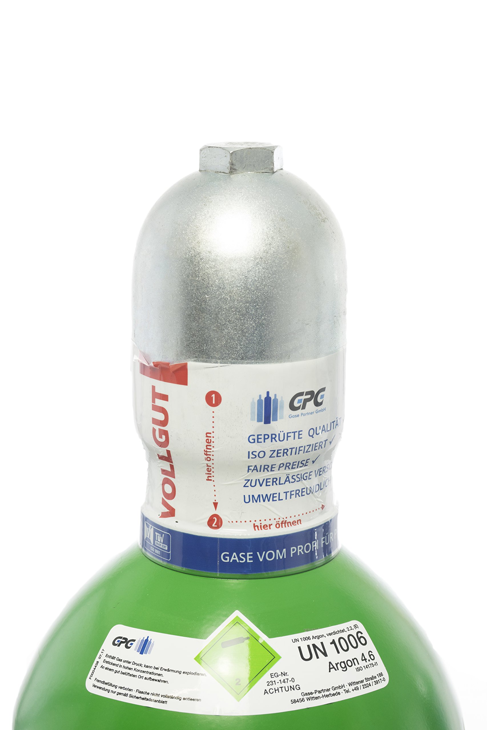 ARGON 4.8 Eigentum gefüllt 20 Liter ARGON 4.8 Eigentum gefüllt 20 Liter