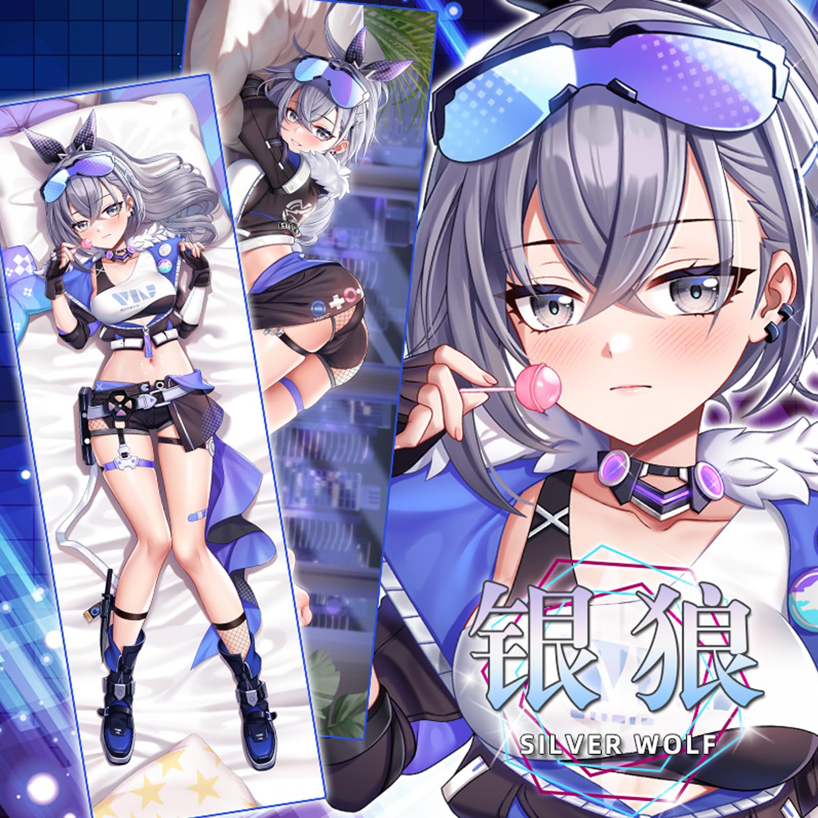 ビッグタペストリー・抱き枕カバー スターレイル カフカ＆シルバーウルフ 新品 : Carzsell 崩壊 スターレイル 周辺 抱き枕カ 銀狼 ぎん