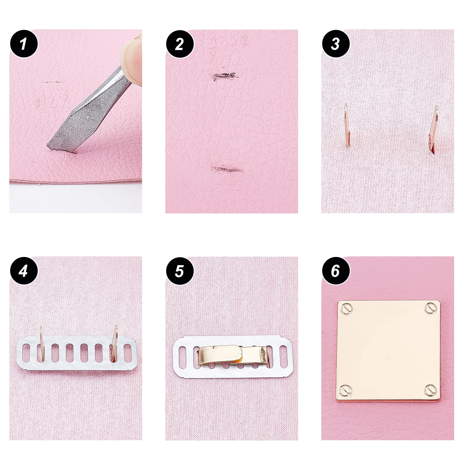 WADORN Lot de 24 étiquettes vierges en métal - 2 couleurs - Étiquettes ovales vierges faites à la main avec cale pour sac à main, vêtements, chaussures, jeans, chapeaux, loisirs créatifs, accessoires