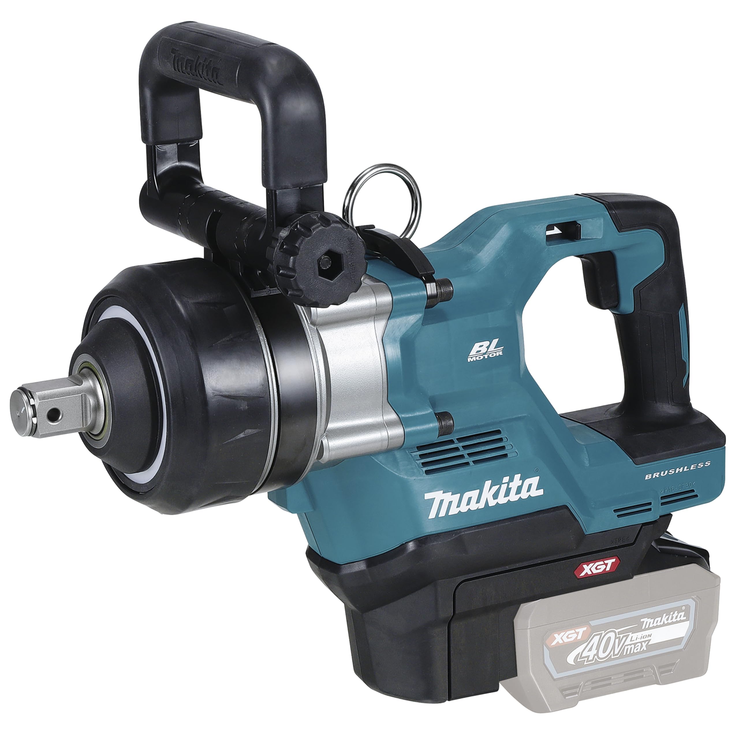 Makita XGT TW009GZ akumulatorowa wkrętarka udarowa, 40 V maks., 4000 Nm, 1 zewnętrzny kwadrat, model TW009GZ