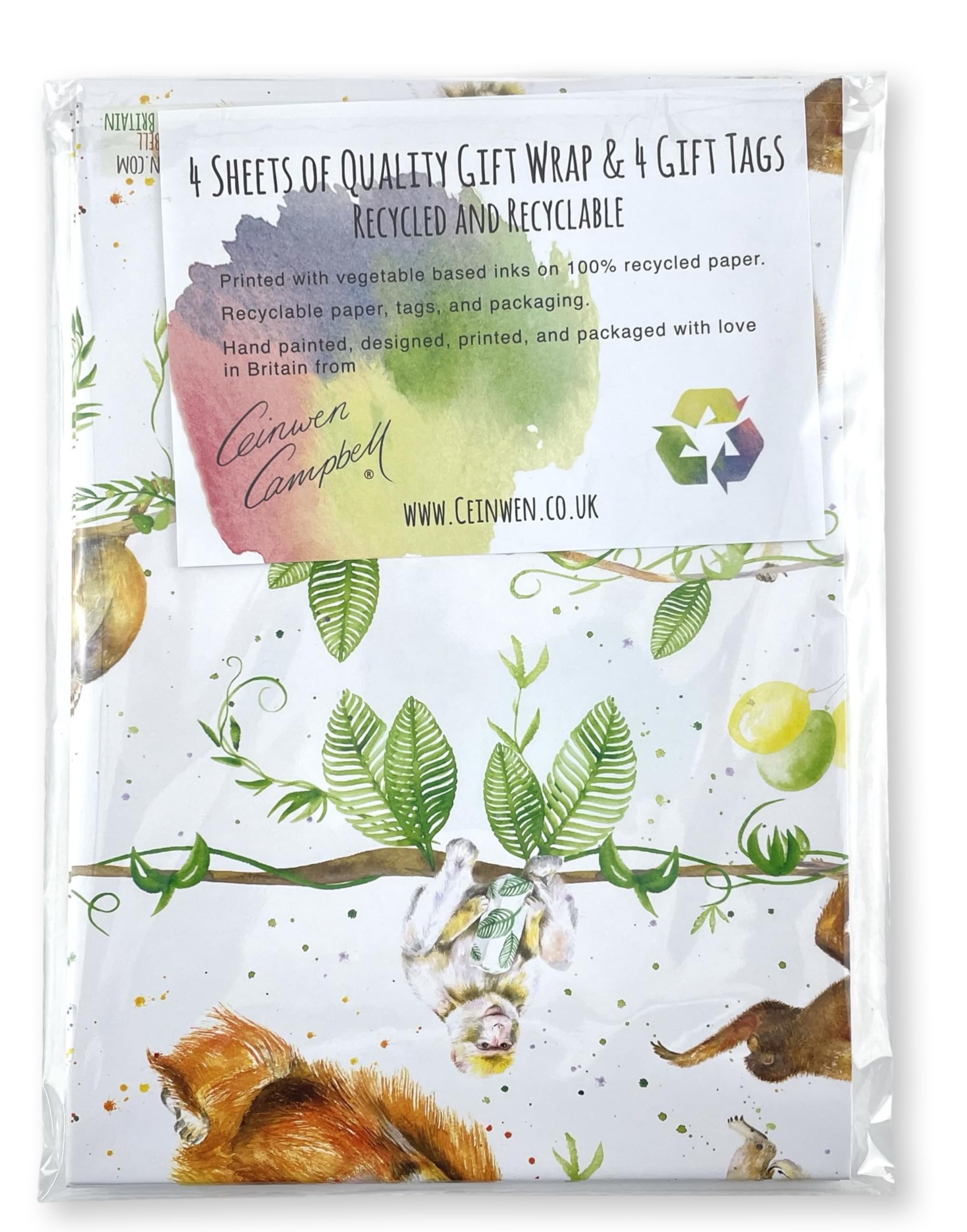 Wild Republic Artist Collection Orangutan Männchen, Geschenk für Kinder, 38 cm, Plüschtier, Füllmaterial besteht aus versponnenen recycelten Wasserflaschen