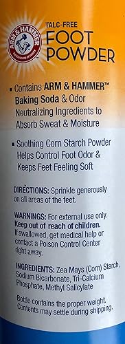 Miniatura 2 de Arm & Hammer Polvo para pies sin talco, 5.0 onzas (paquete de 2)