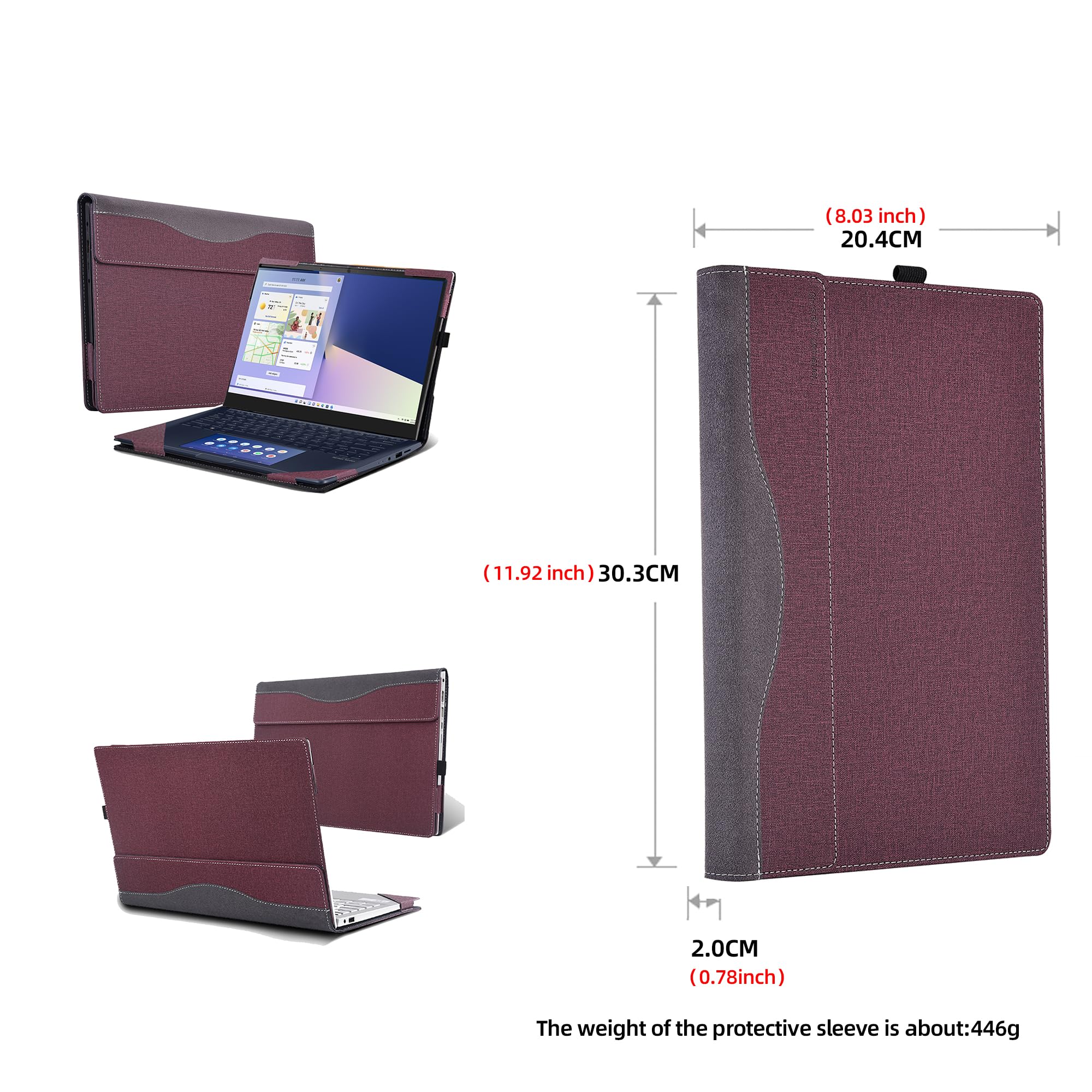 ASUS 13.3インチ ノートPC ファブリックカバー Amazon.com: Laptop Cover for ASUS ZenBook 13 OLED 13.3