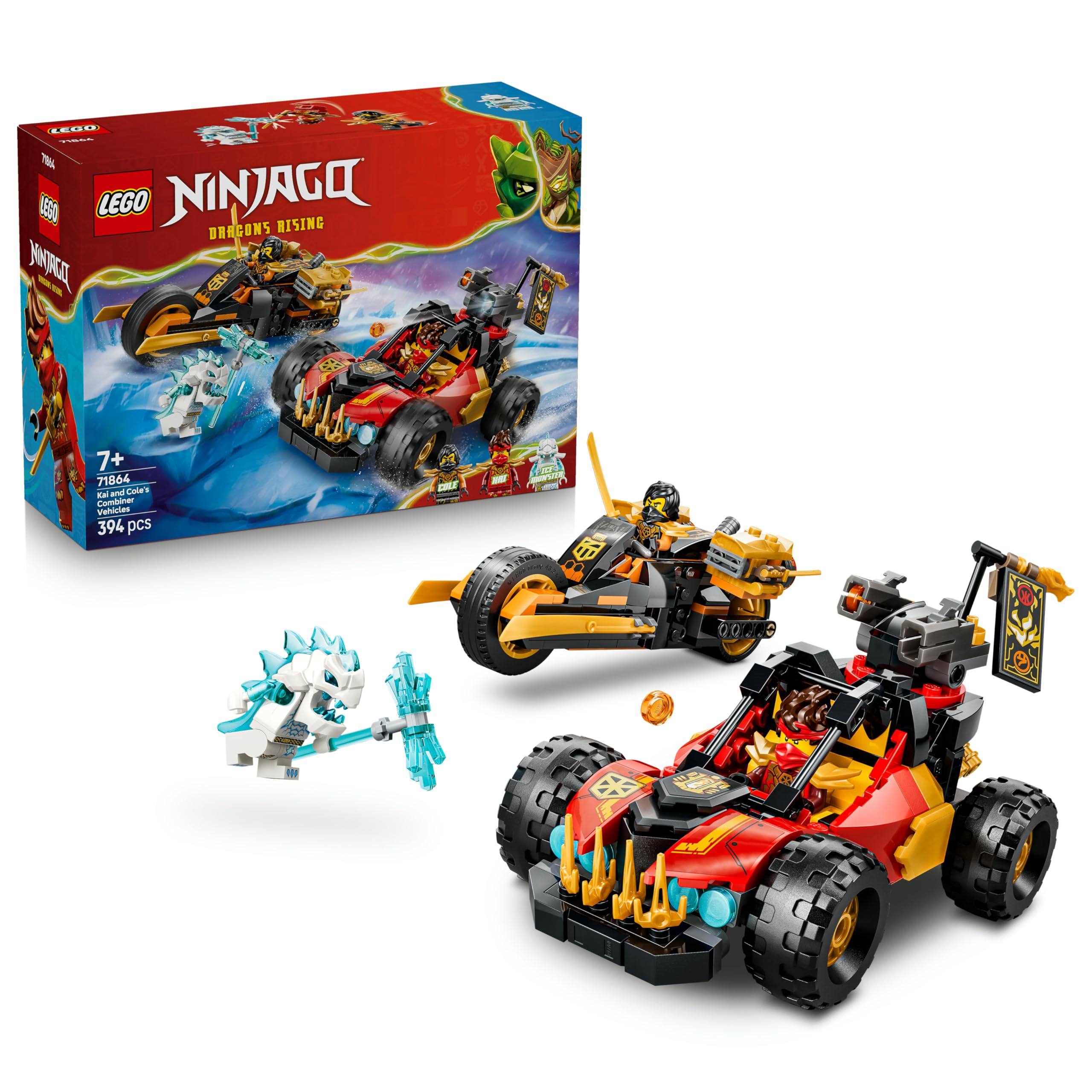 Lego Ninjago 71864 Kai And Cole's Combiner Vehicles