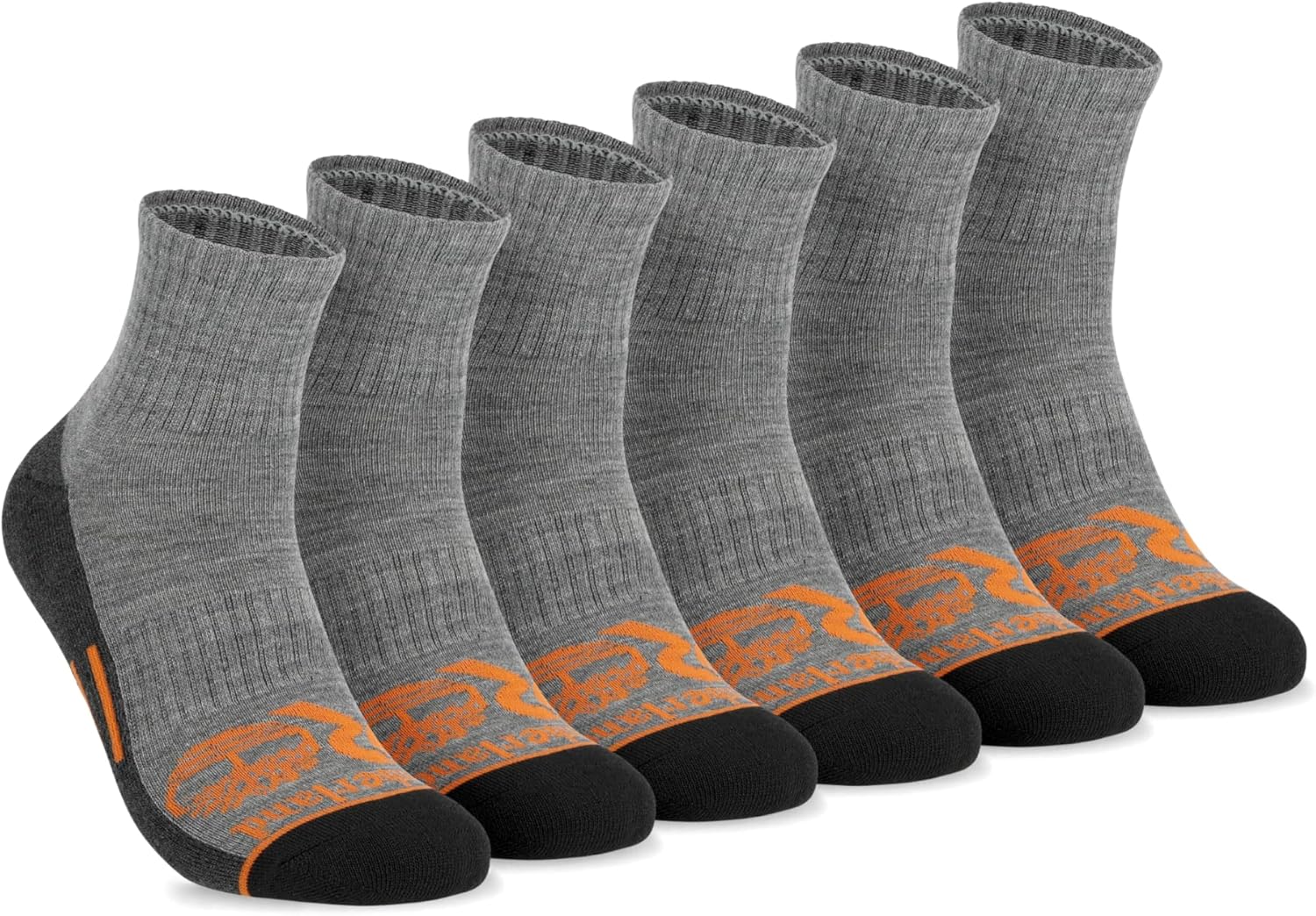 Timberland PRO Men's Sorbtek Moisture Control Quarter Socks (6 Pairs)