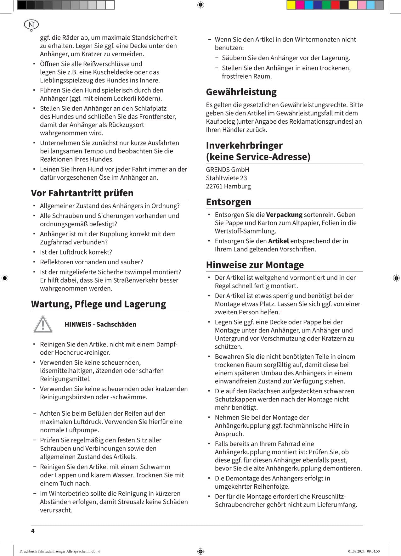 E-Bike Fahrradanhänger & Jogger für Hunde bis 45 KG | 2 in 1 | Geräumige, Wasserabweisende Kabine | Maße: L110 x B84 x H103 cm
