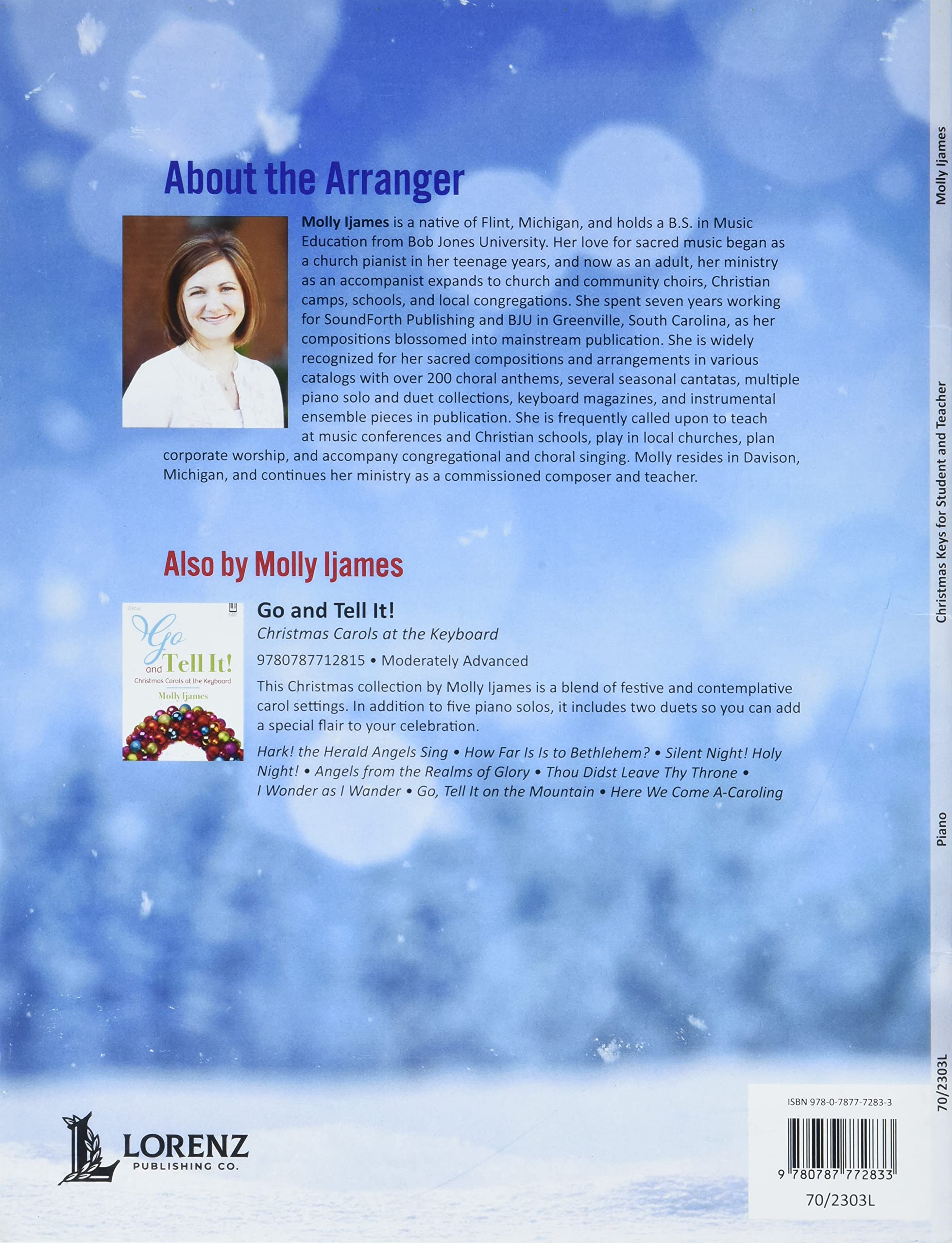Christmas Keys for Student and Teacher - Piano Col: Duets for the Progressing Pianist