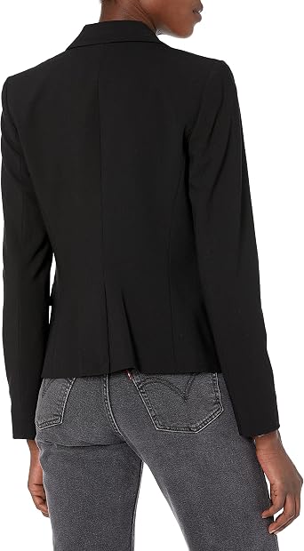 Calvin Klein Women's Two Button Lux Blazer (Petite, Standard, Plus)