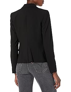 Calvin Klein Womens Two Button Lux Suit Blazer