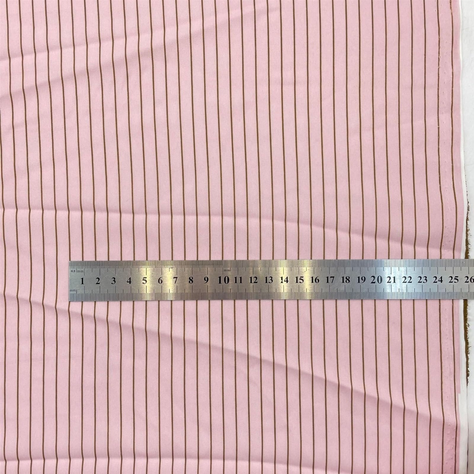 10 Yards Pink Striped Pattern Fabric for T Shirt Pajama Skirt Clothing DIY Sewing and Arts Crafts