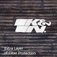 Vista 4 de K&N YA-6601DK - Envoltura de filtro Drycharger negra para tu filtro YA-6601
