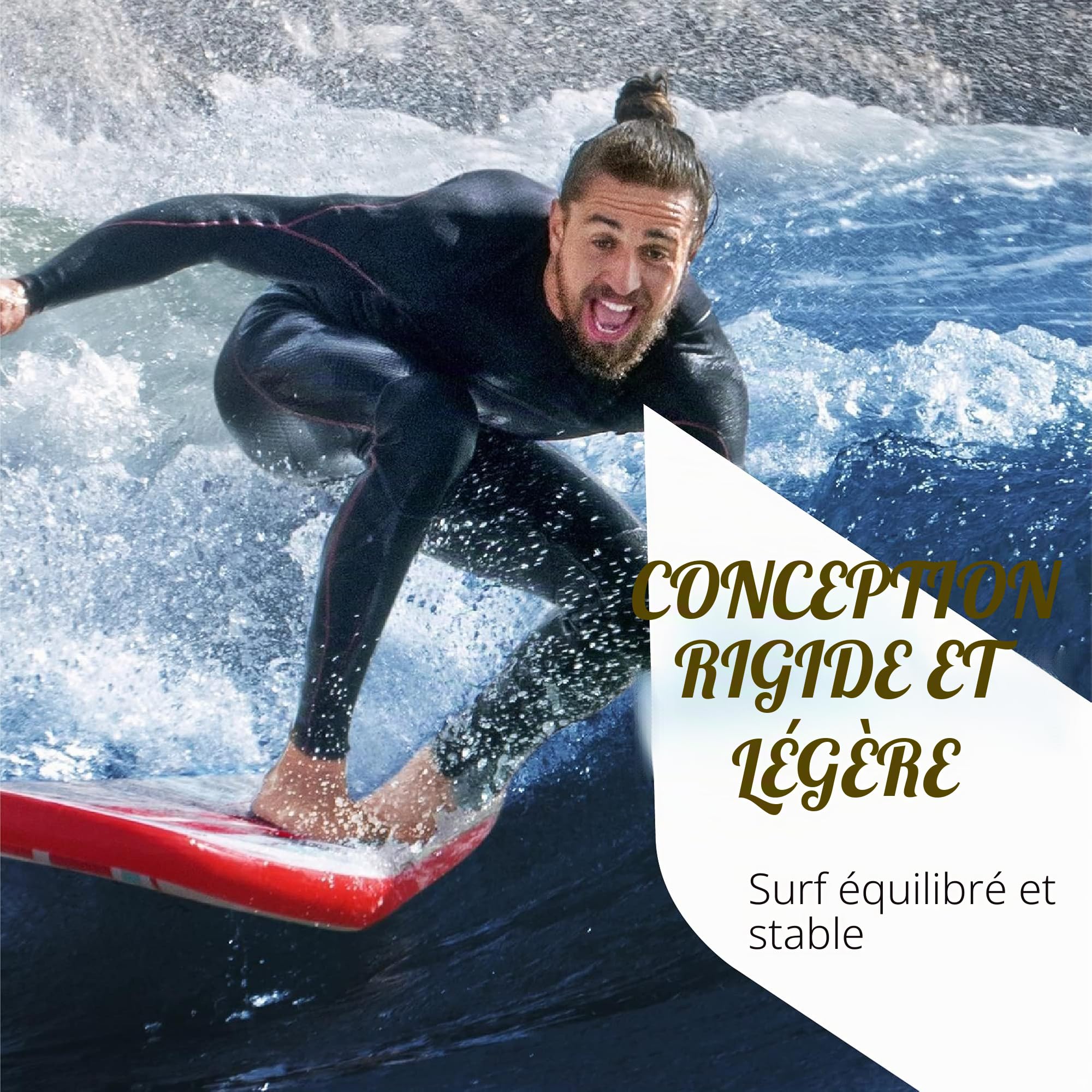 Bestway SUP gonflable Hydro Force Compact Surf 8 243x57x7 cm